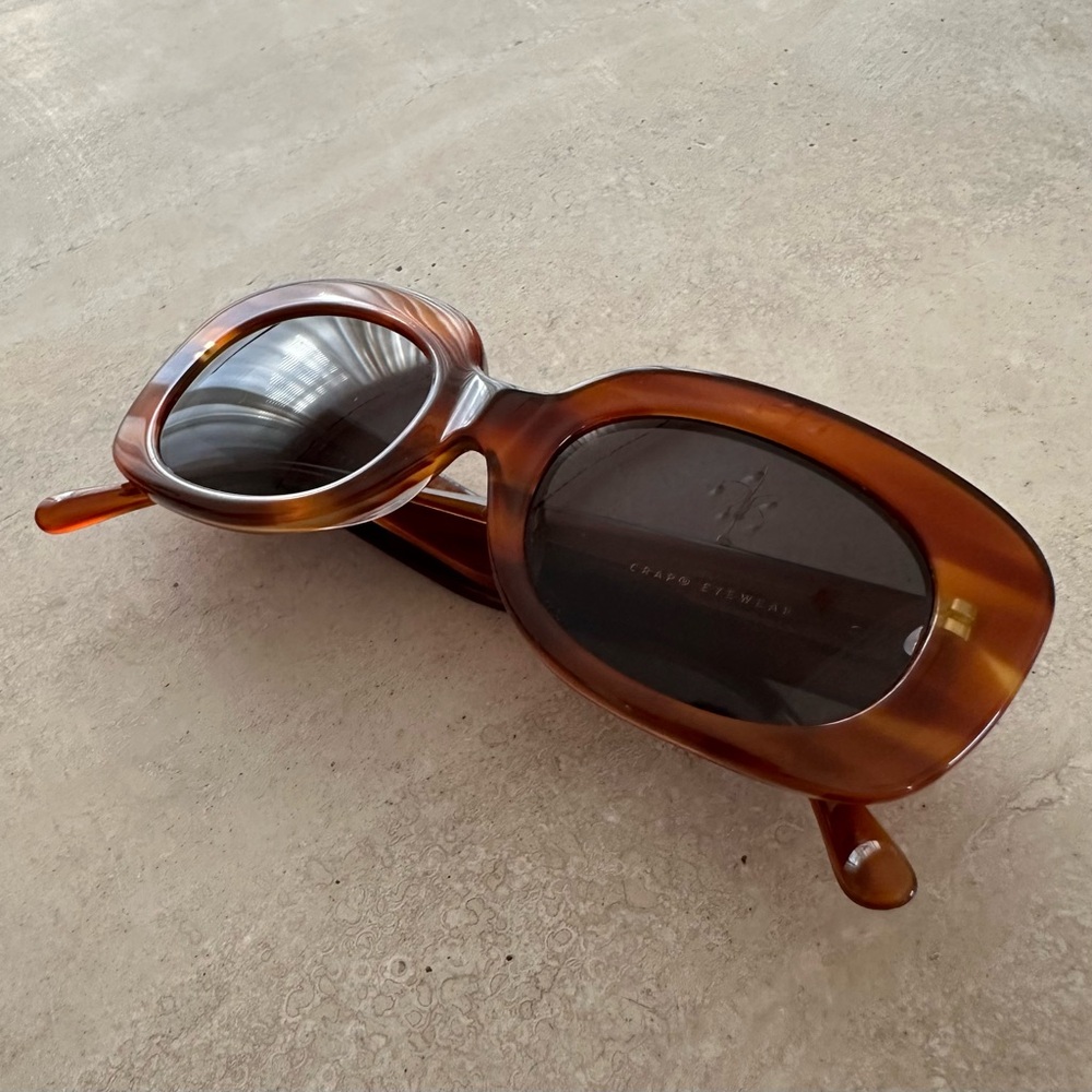 Crap Eyewear The Velvet Mirror Square Brown Sunglasses - Picture 4 of 9
